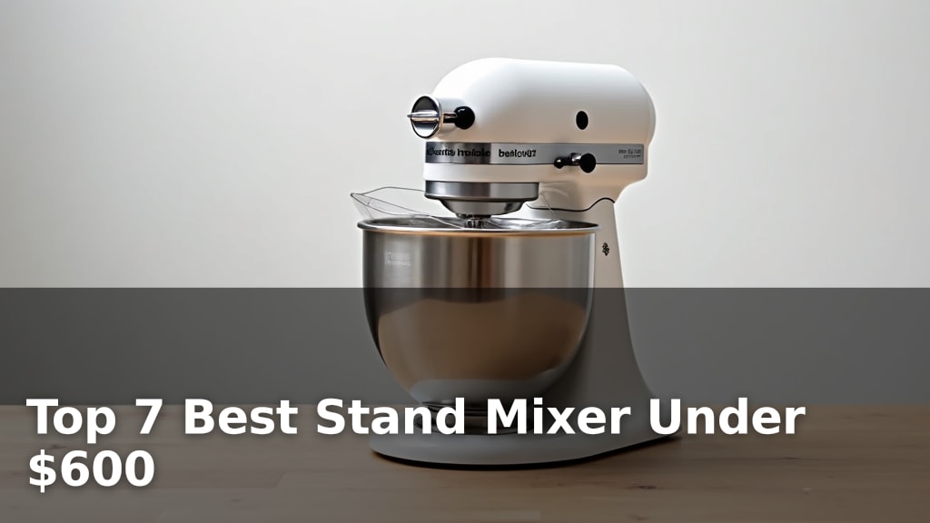Top 7 Best Stand Mixer Under $600