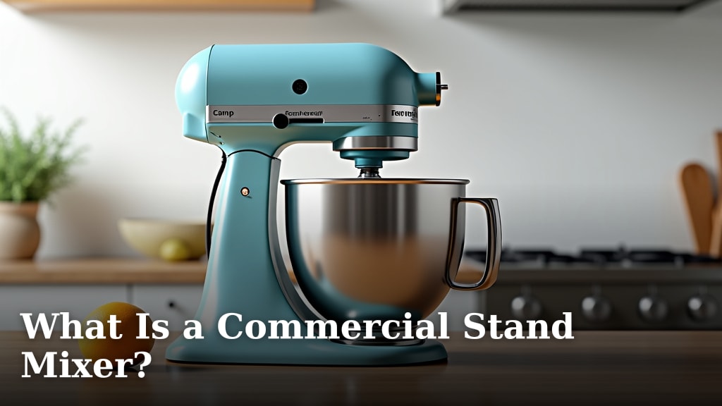 What Is a Commercial Stand Mixer?