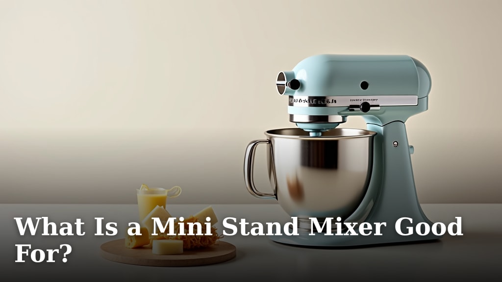 What Is a Mini Stand Mixer Good For?