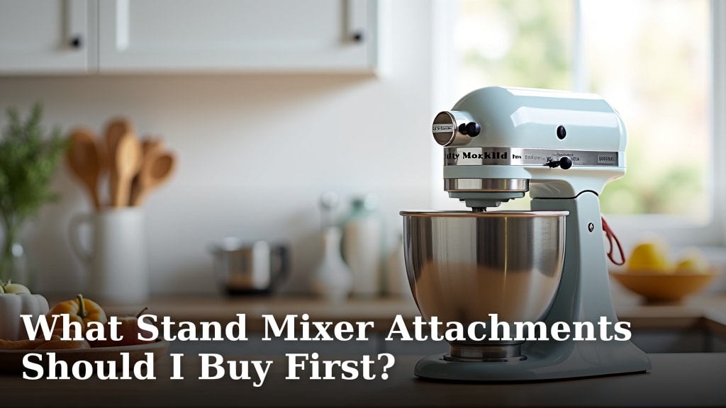 What Stand Mixer Attachments Should I Buy First?