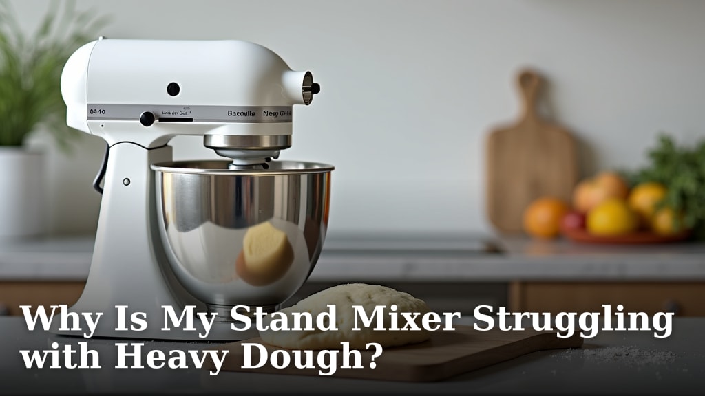 Why Is My Stand Mixer Struggling with Heavy Dough?