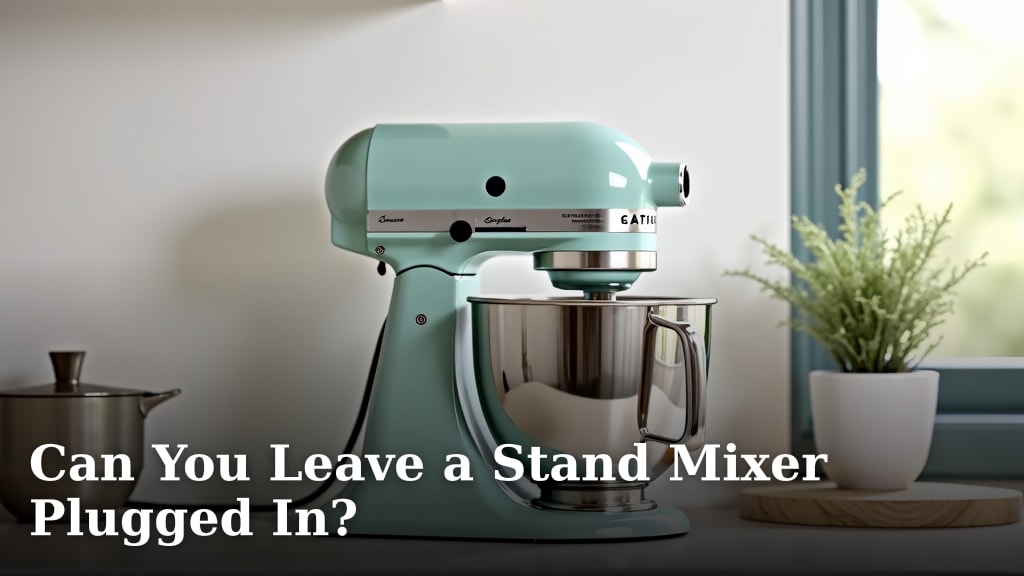 Can You Leave a Stand Mixer Plugged In?