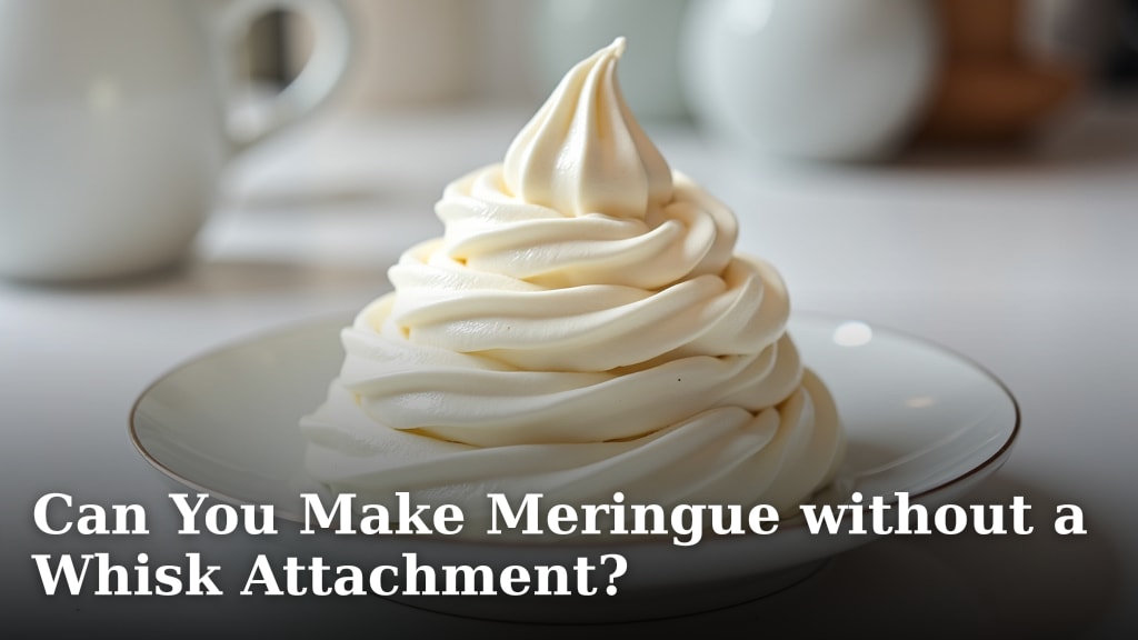 Can You Make Meringue without a Whisk Attachment?