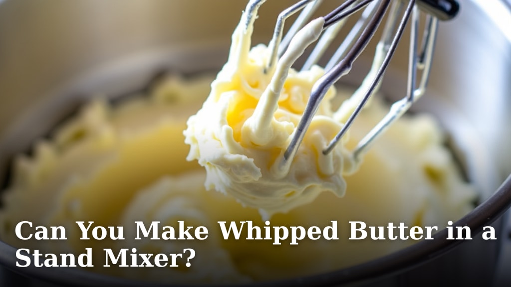 Can You Make Whipped Butter in a Stand Mixer?
