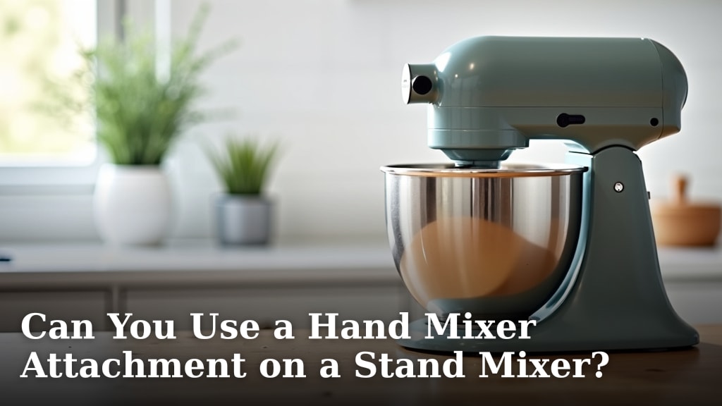 Can You Use a Hand Mixer Attachment on a Stand Mixer?