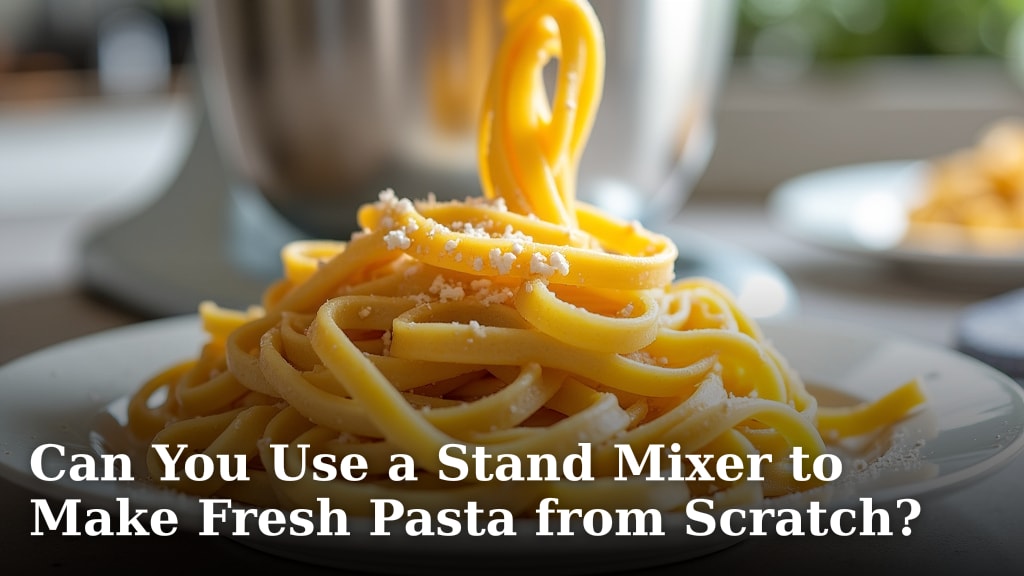 Can You Use a Stand Mixer to Make Fresh Pasta from Scratch?
