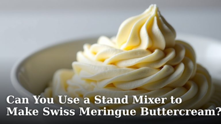 Can You Use a Stand Mixer to Make Swiss Meringue Buttercream?