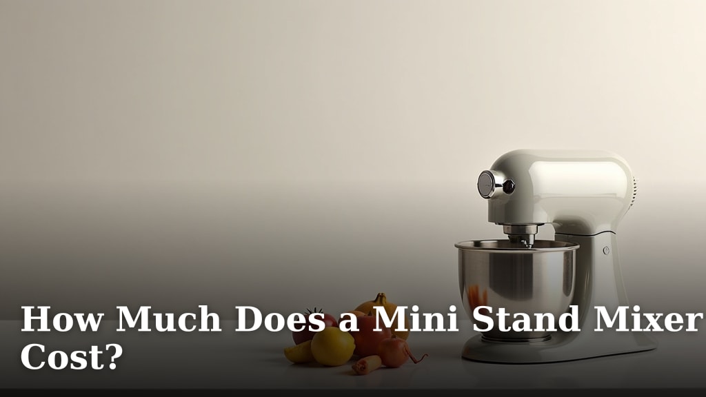 How Much Does a Mini Stand Mixer Cost?