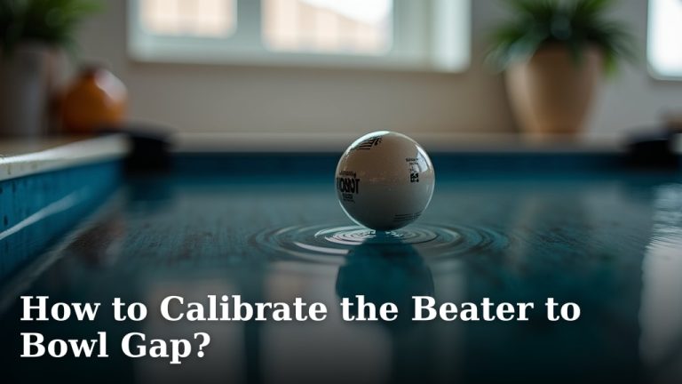 How to Calibrate the Beater to Bowl Gap?