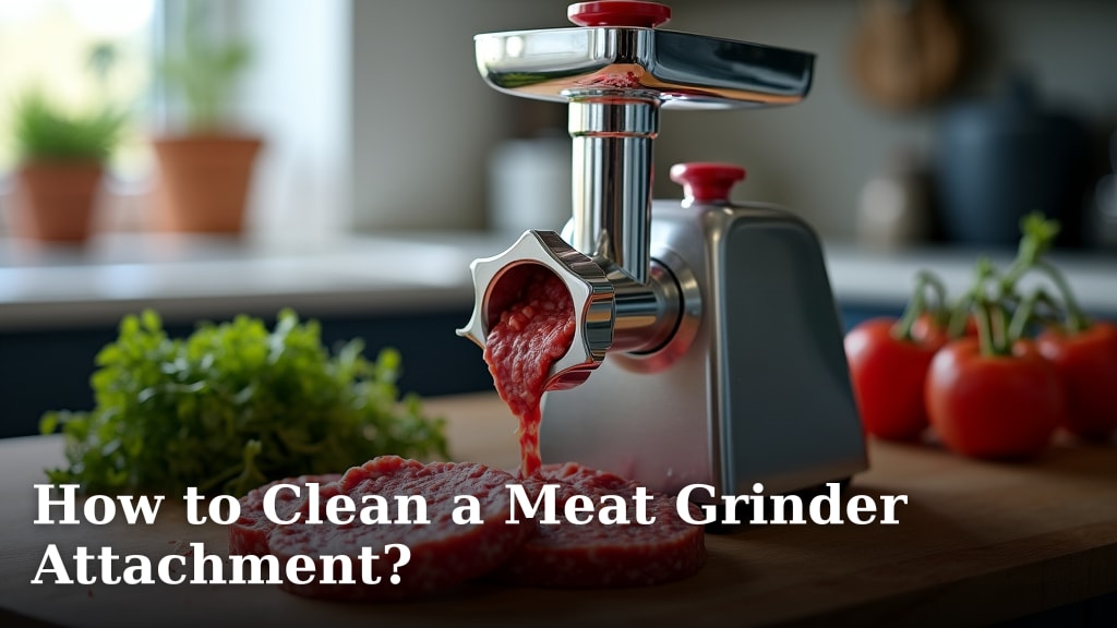 How to Clean a Meat Grinder Attachment?