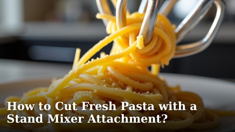 How to Cut Fresh Pasta with a Stand Mixer Attachment?