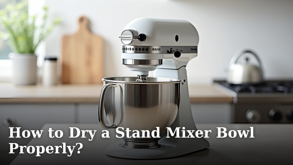 How to Dry a Stand Mixer Bowl Properly?
