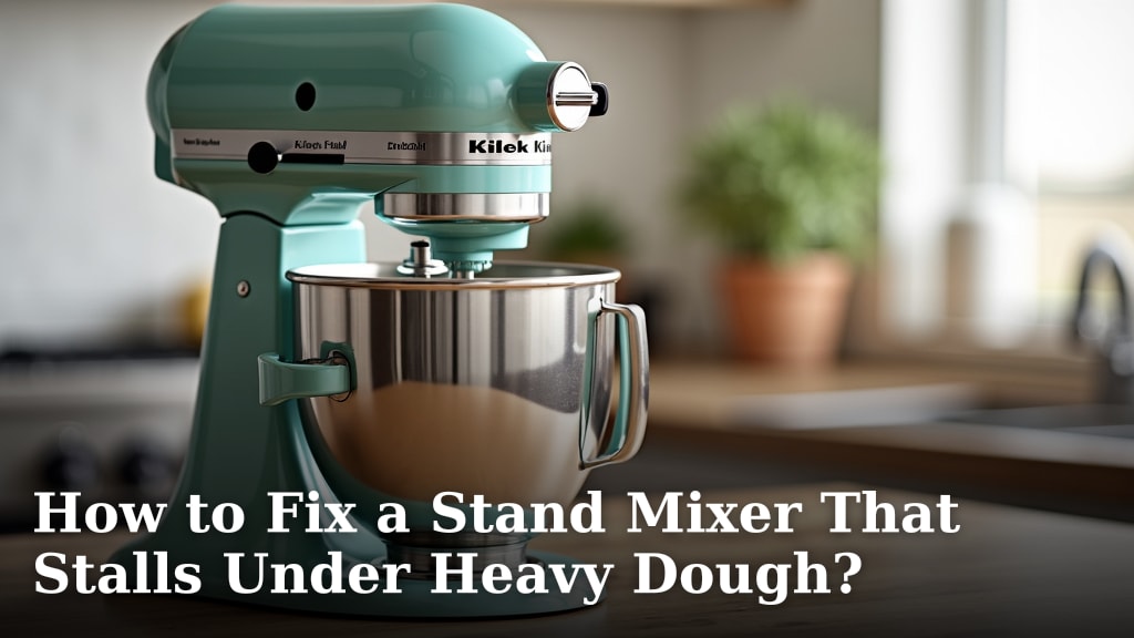How to Fix a Stand Mixer That Stalls Under Heavy Dough?