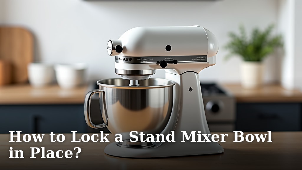 How to Lock a Stand Mixer Bowl in Place?