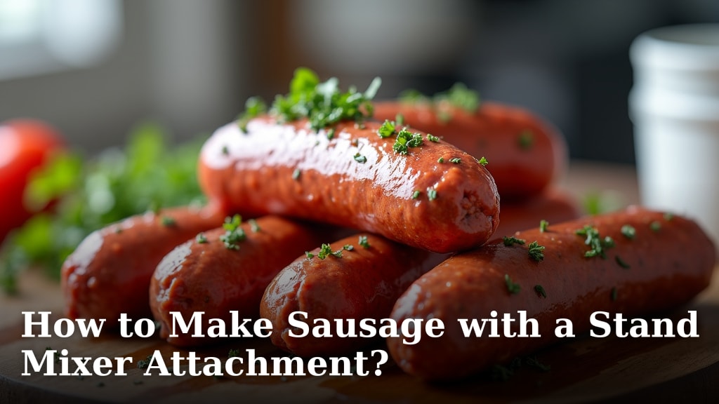 How to Make Sausage with a Stand Mixer Attachment?