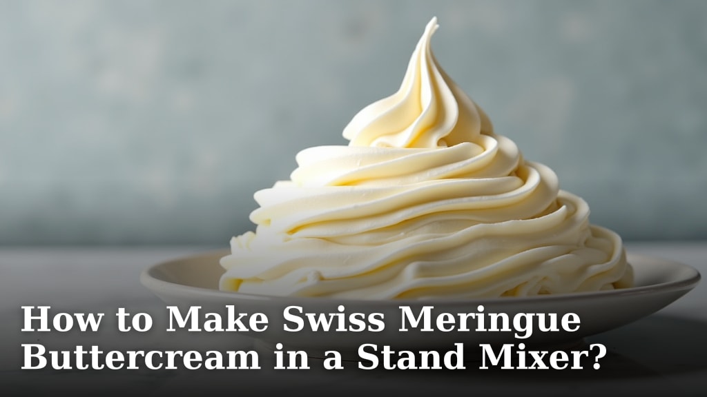 How to Make Swiss Meringue Buttercream in a Stand Mixer?