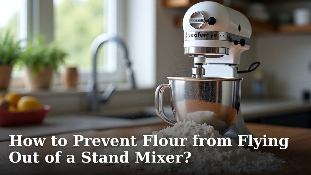 How to Prevent Flour from Flying Out of a Stand Mixer?