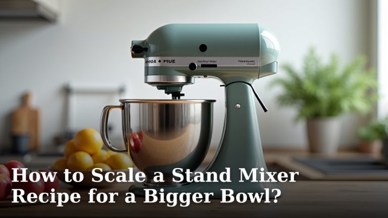 How to Scale a Stand Mixer Recipe for a Bigger Bowl?