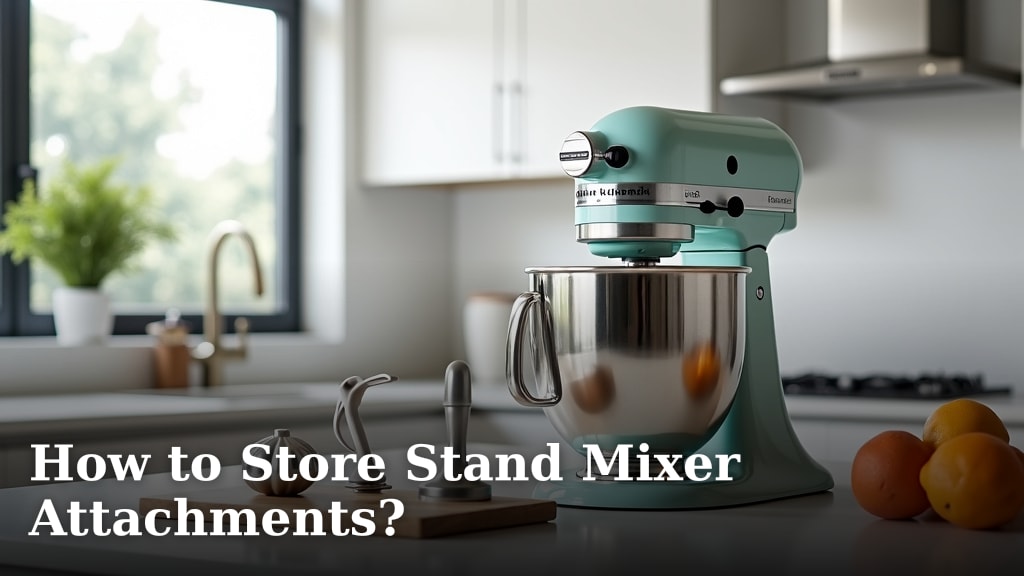 How to Store Stand Mixer Attachments?