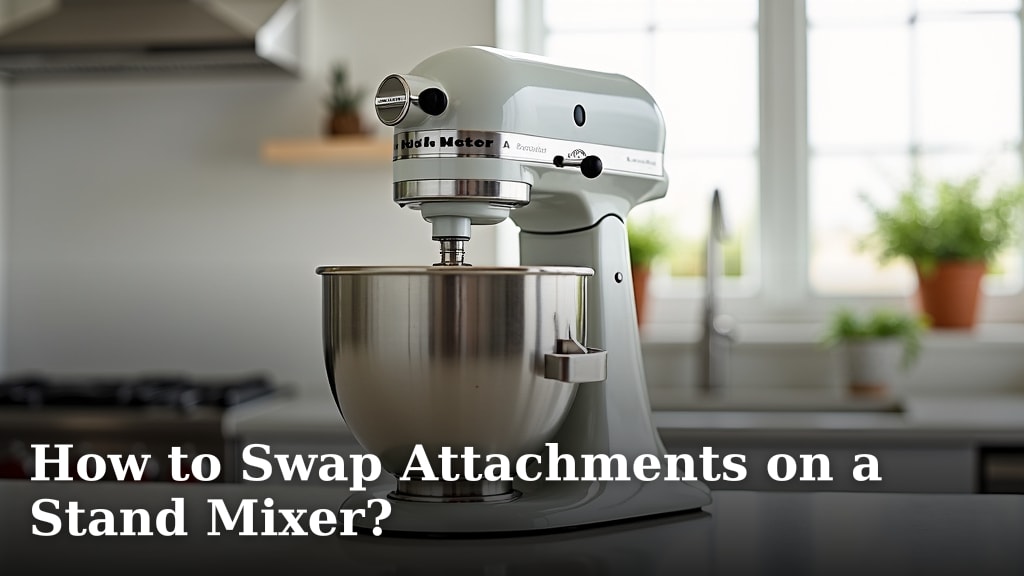 How to Swap Attachments on a Stand Mixer?