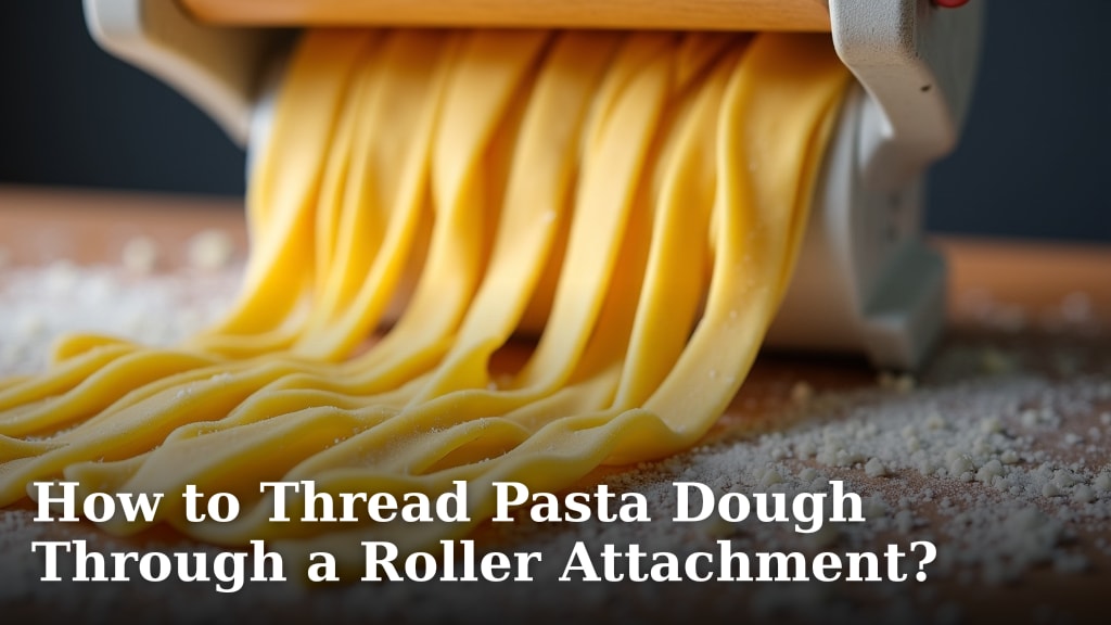 How to Thread Pasta Dough Through a Roller Attachment?