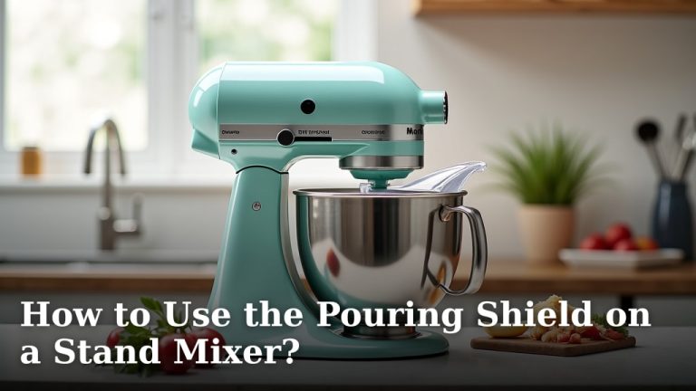 How to Use the Pouring Shield on a Stand Mixer?