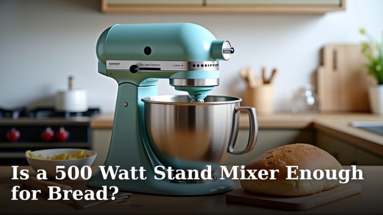 Is a 500 Watt Stand Mixer Enough for Bread?