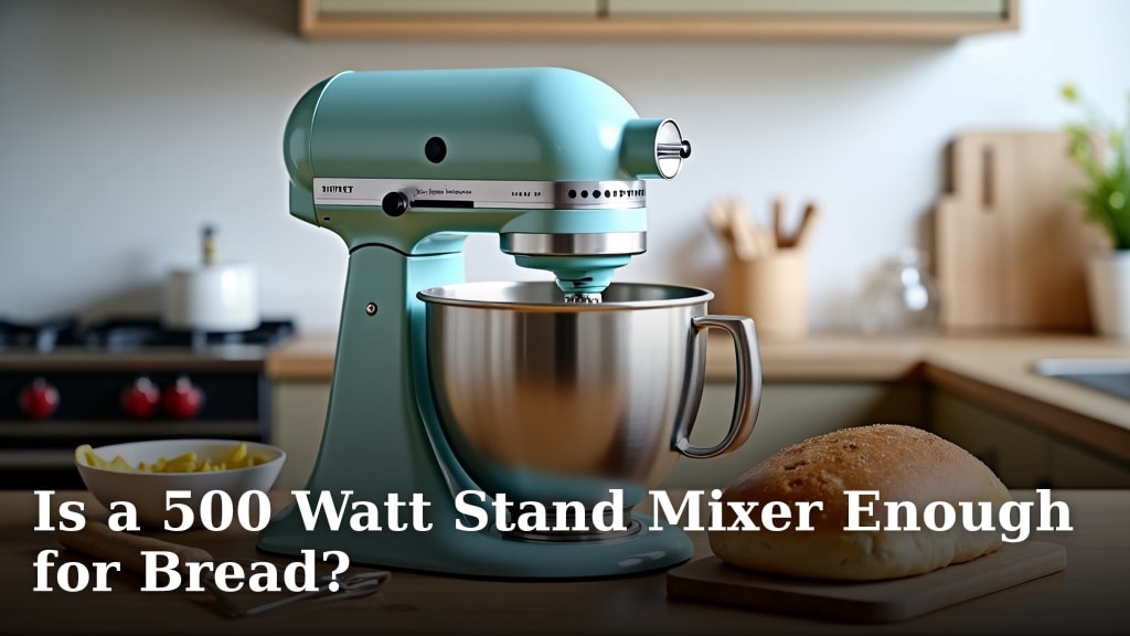 Is a 500 Watt Stand Mixer Enough for Bread?