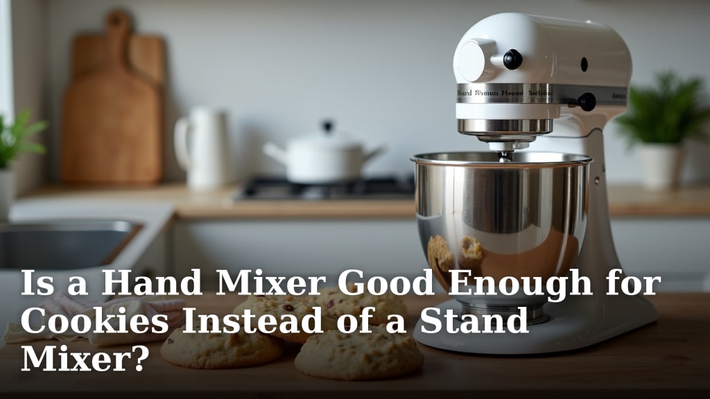 Is a Hand Mixer Good Enough for Cookies Instead of a Stand Mixer?