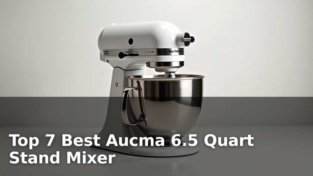 Top 7 Best Aucma 6.5 Quart Stand Mixer