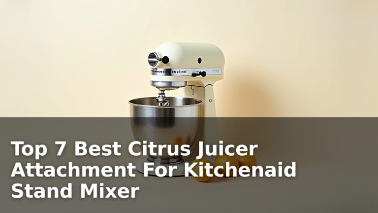Top 7 Best Citrus Juicer Attachment For Kitchenaid Stand Mixer