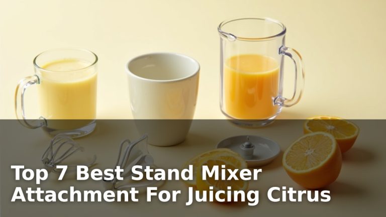 Top 7 Best Stand Mixer Attachment For Juicing Citrus