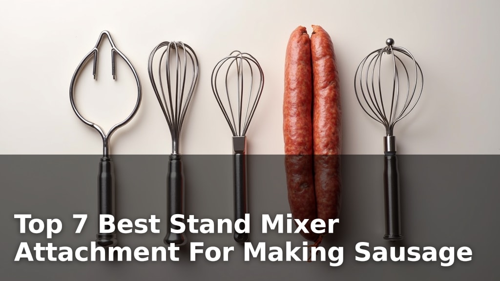Top 7 Best Stand Mixer Attachment For Making Sausage