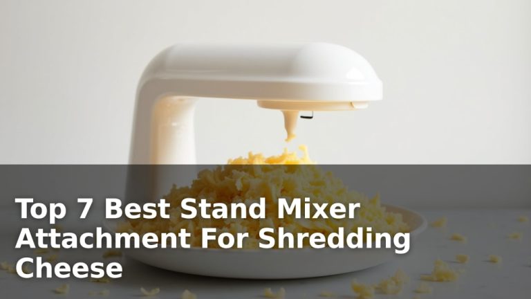 Top 7 Best Stand Mixer Attachment For Shredding Cheese