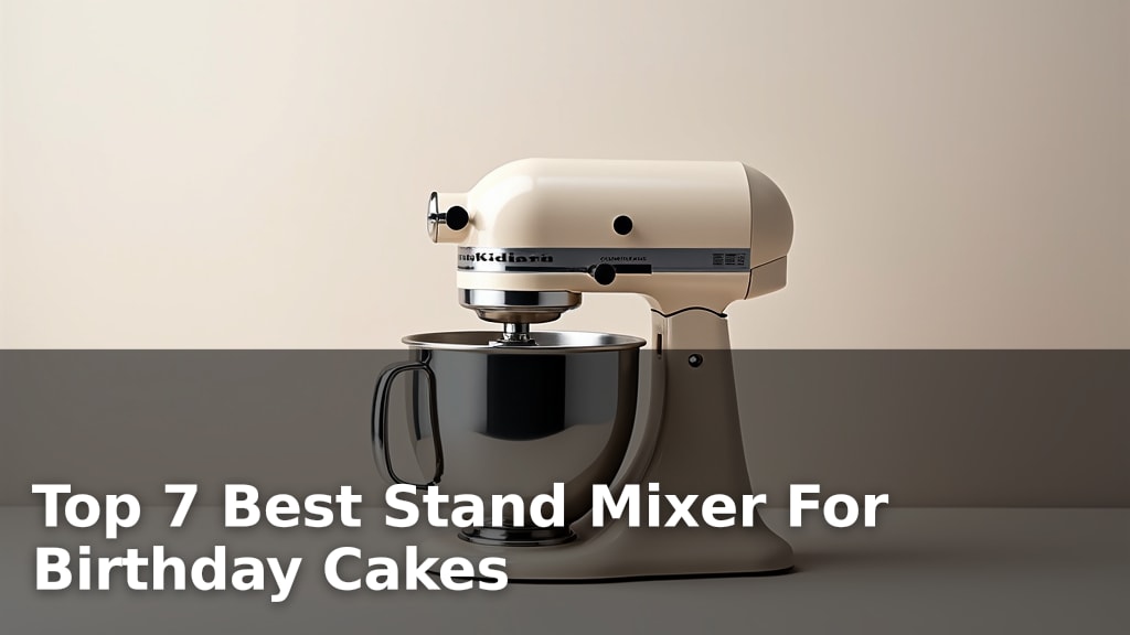 Top 7 Best Stand Mixer For Birthday Cakes