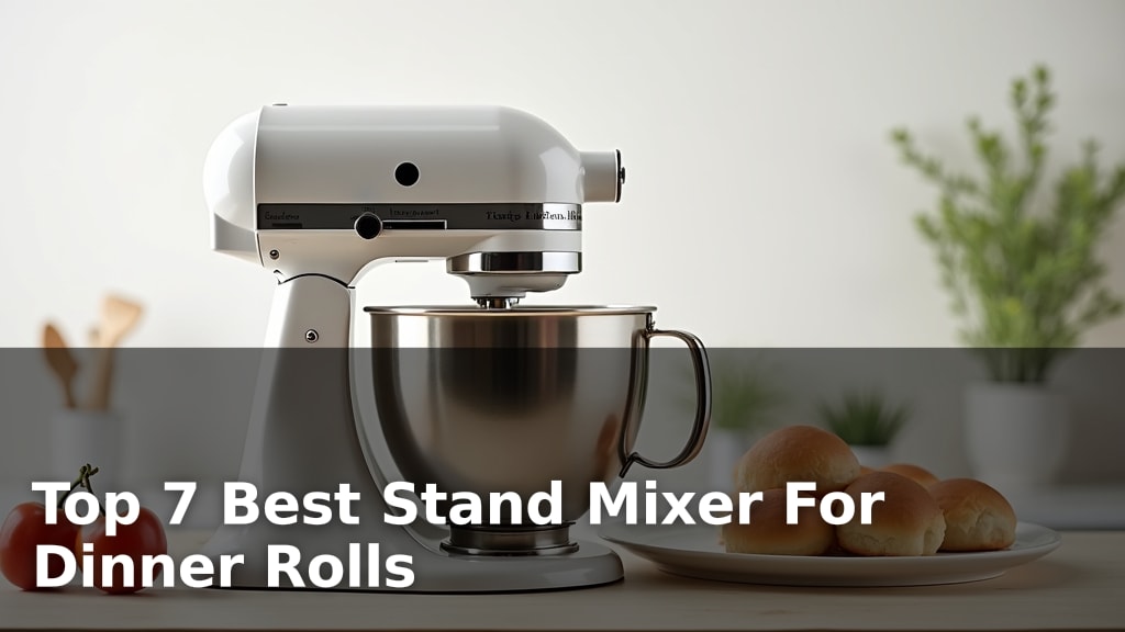 Top 7 Best Stand Mixer For Dinner Rolls