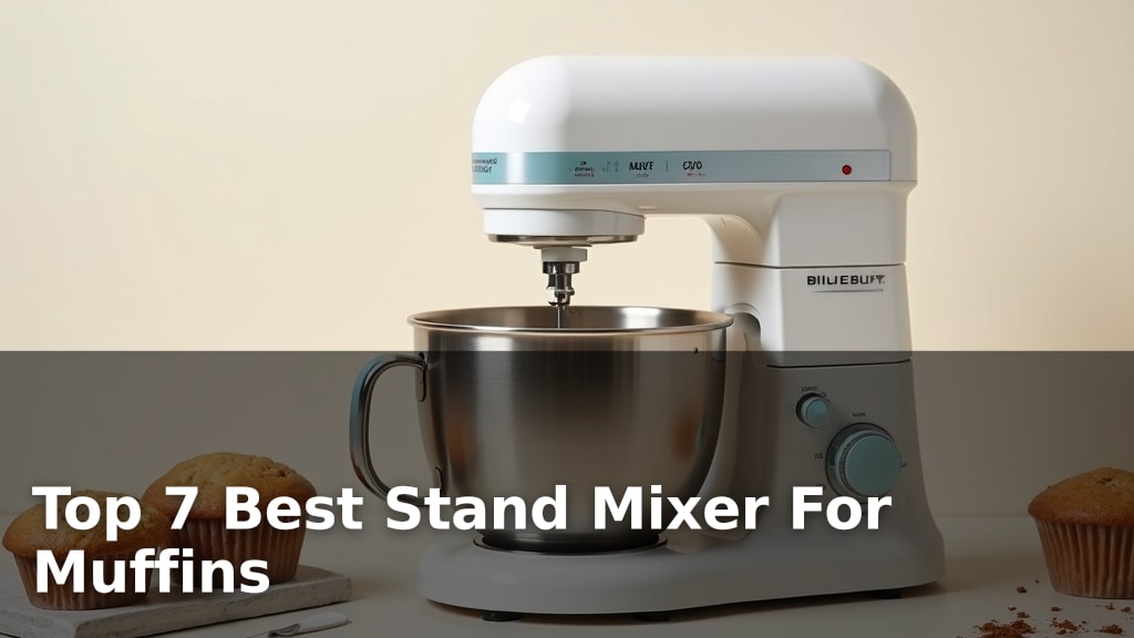 Top 7 Best Stand Mixer For Muffins