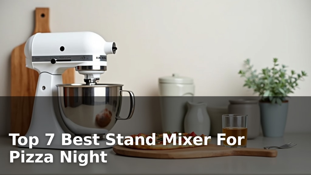 Top 7 Best Stand Mixer For Pizza Night