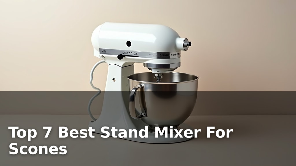 Top 7 Best Stand Mixer For Scones