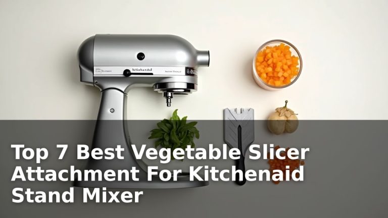 Top 7 Best Vegetable Slicer Attachment For Kitchenaid Stand Mixer
