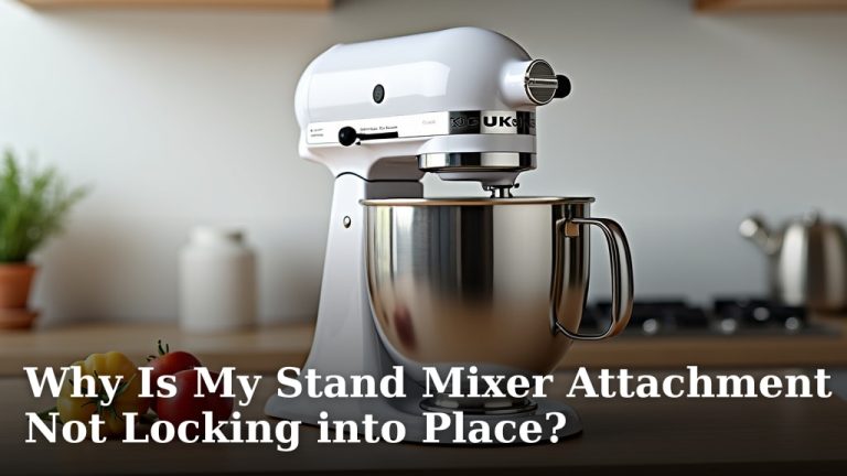 Why Is My Stand Mixer Attachment Not Locking into Place?