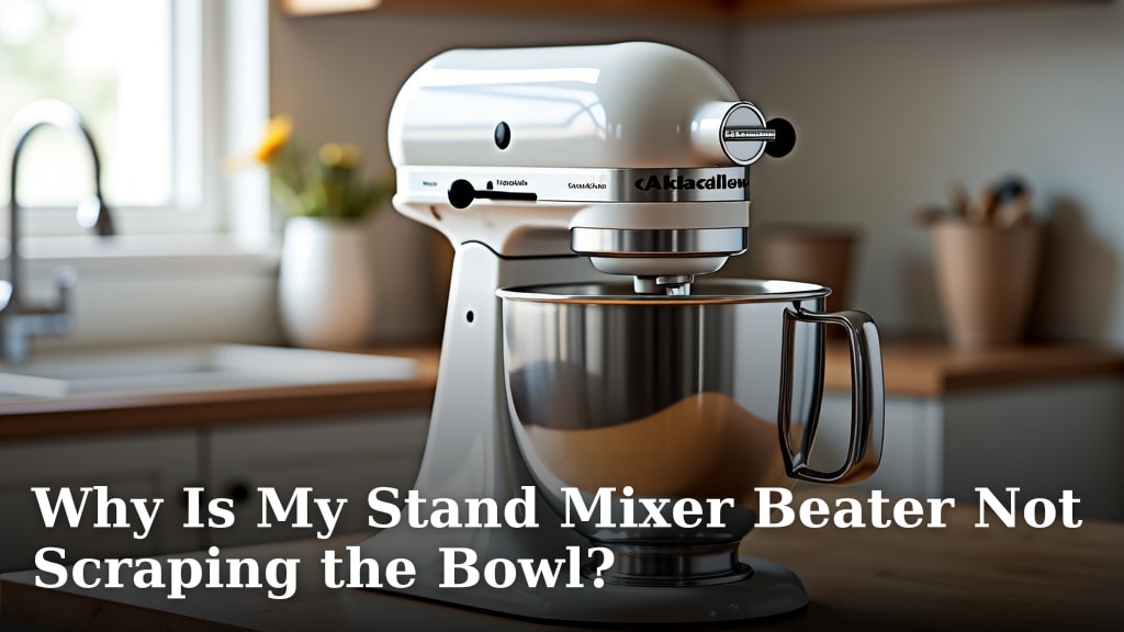 Why Is My Stand Mixer Beater Not Scraping the Bowl?