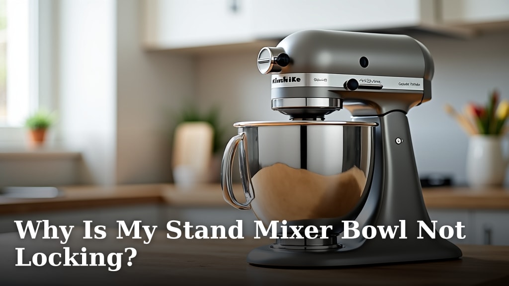 Why Is My Stand Mixer Bowl Not Locking?
